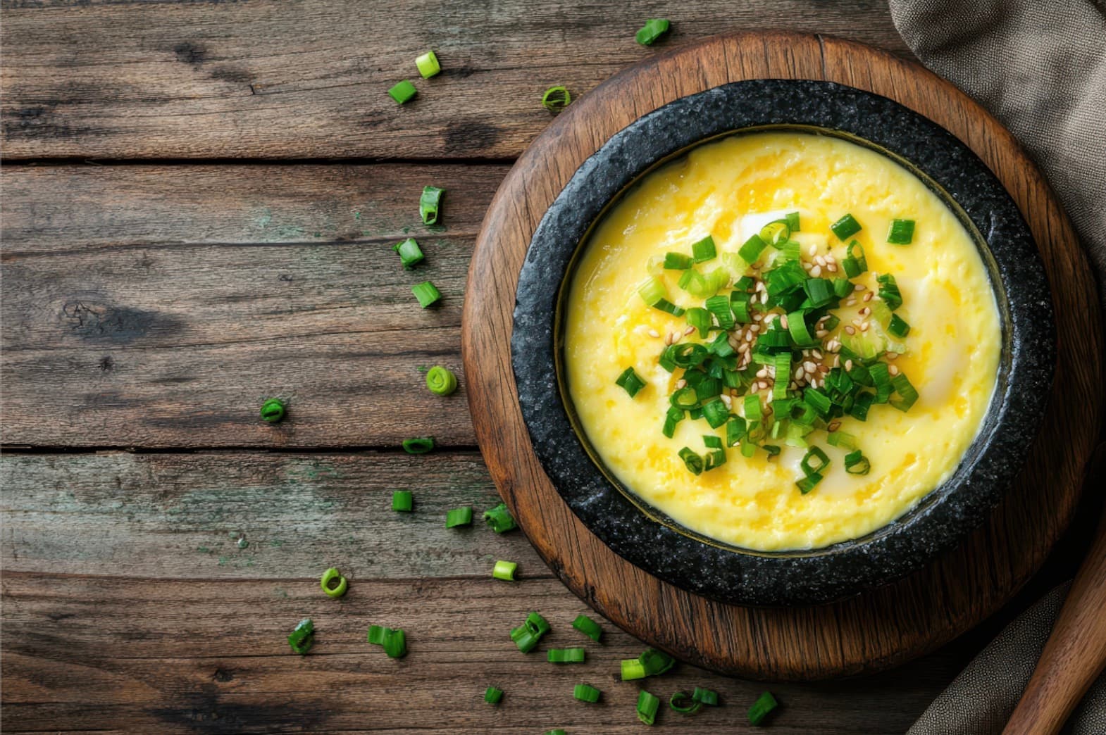 Simple Korean Steamed Eggs (Gyeranjjim, 계란찜)