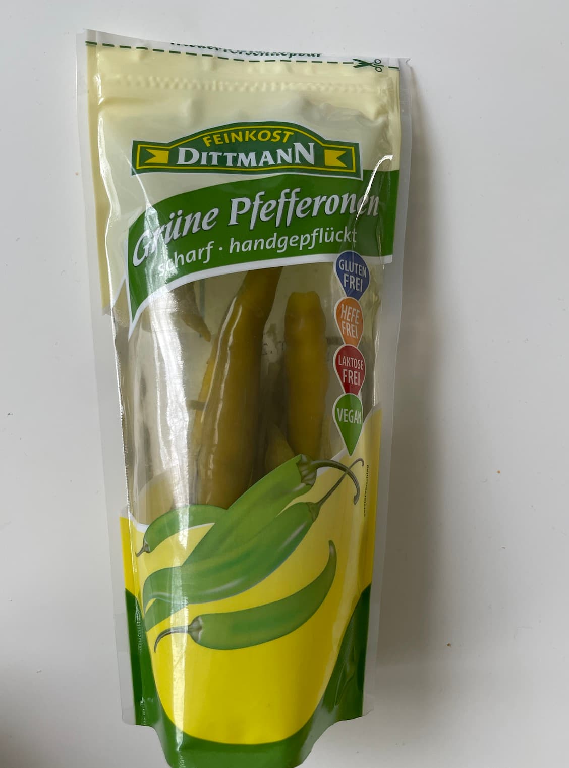 Grüne Pfefferonen Image