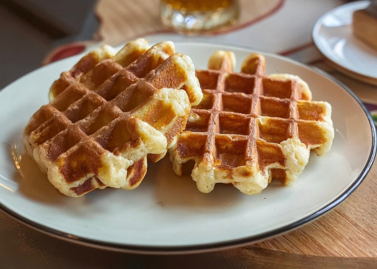 Belgische Waffeln (außen knusprig, innen fluffig, 와플) 🧇